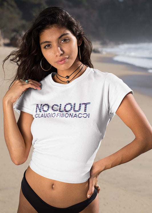 NO CLOUT cotton t-shirt for women